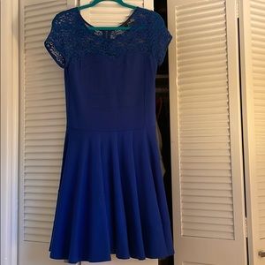 Classy blue dress